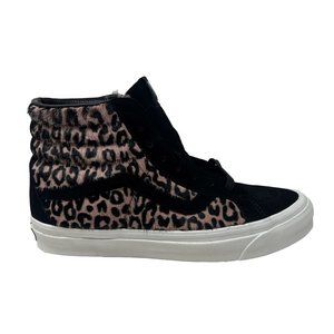 Vans Sk8 Hi DX Women's 9.5 Anaheim Factory Leopard Fur Black